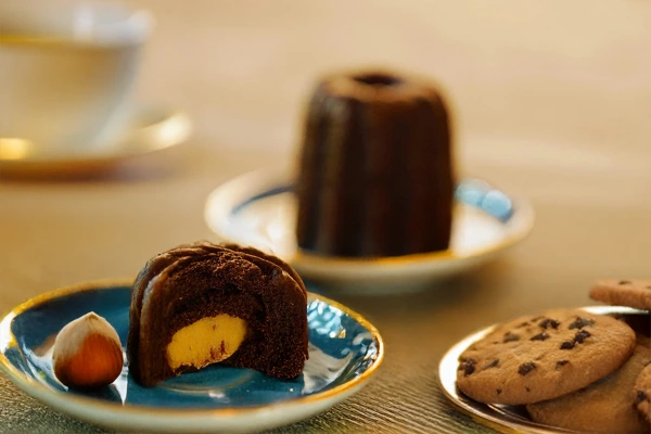 Fondant au chocolat, cookies et thé chez Miaouthé, bar à chats à Bordeaux